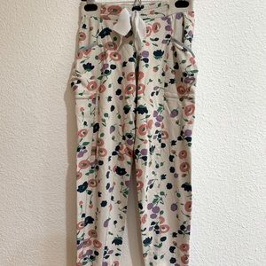 Hanna Andersson Floral Pants Size 140/ US 10